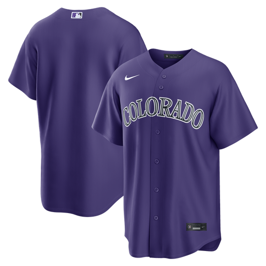 Colorado Rockies Purple Alternate Replica Baseball Jersey
