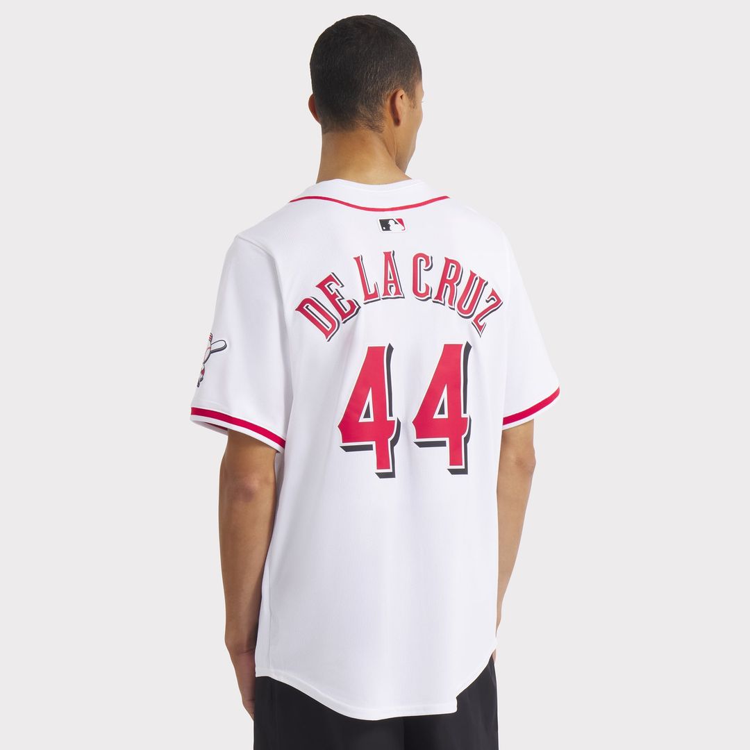 Cincinnati Reds Elly De La Cruz White Home Limited Baseball Jersey | MLB Baseball Jersey