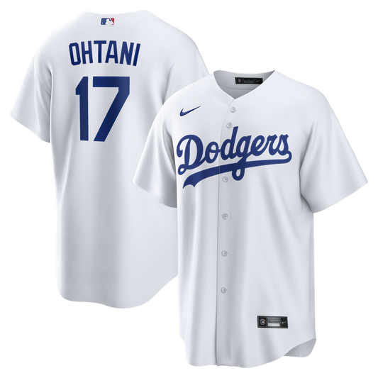 Los Angeles Dodgers Shohei Ohtani White Home Replica Baseball Jersey