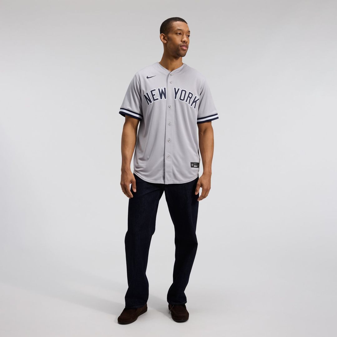 New York Yankees Anthony Volpe Gray Road Replica Baseball Jersey | MLB Baseball Jersey