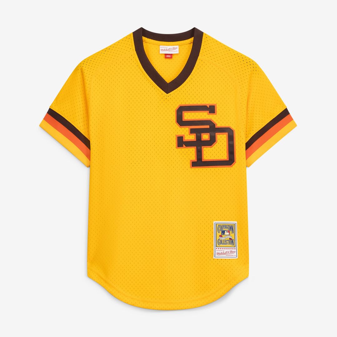 San Diego Padres Dave Winfield Gold Authentic Batting Practice Baseball Jersey | MLB Baseball Jersey