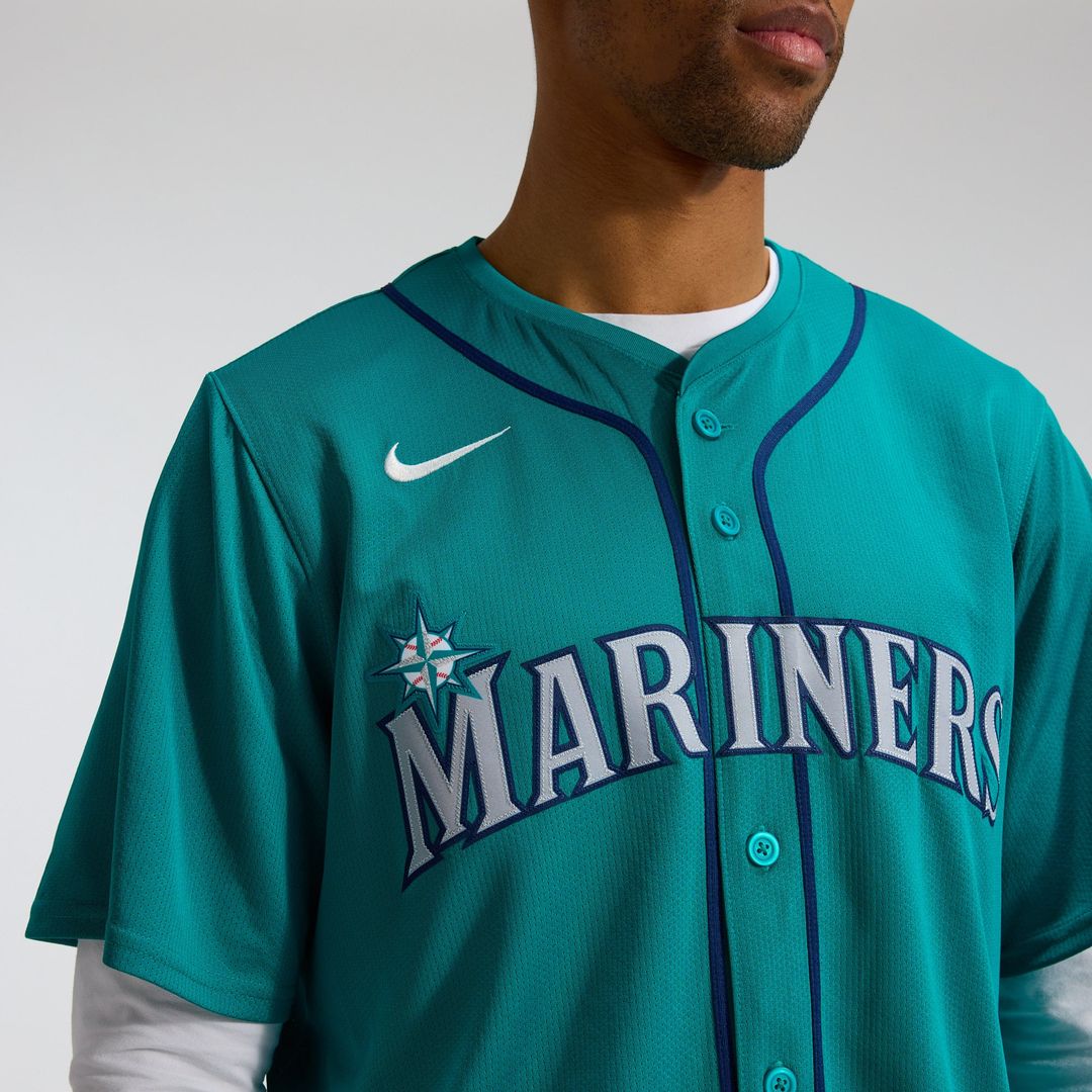 Seattle Mariners Cal Raleigh Teal Alternate Limited Baseball Jersey | MLB Baseball Jersey