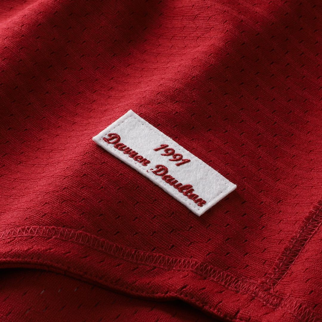 Philadelphia Phillies Darren Daulton Scarlet Authentic Batting Practice Baseball Jersey | MLB Baseball Jersey