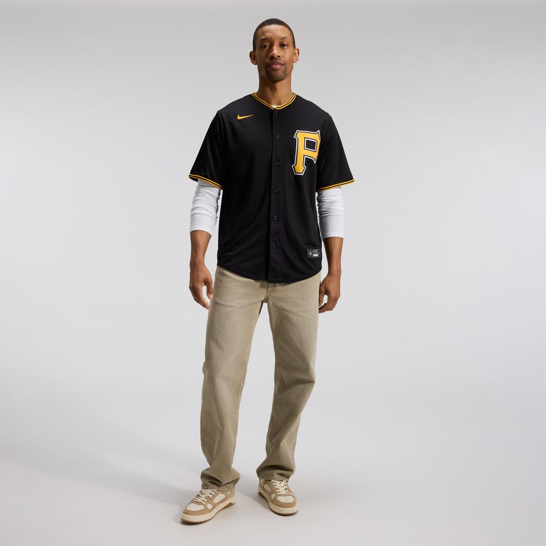 Pittsburgh Pirates Black Alternate Replica Team Baseball Jersey | MLB Baseball Jersey