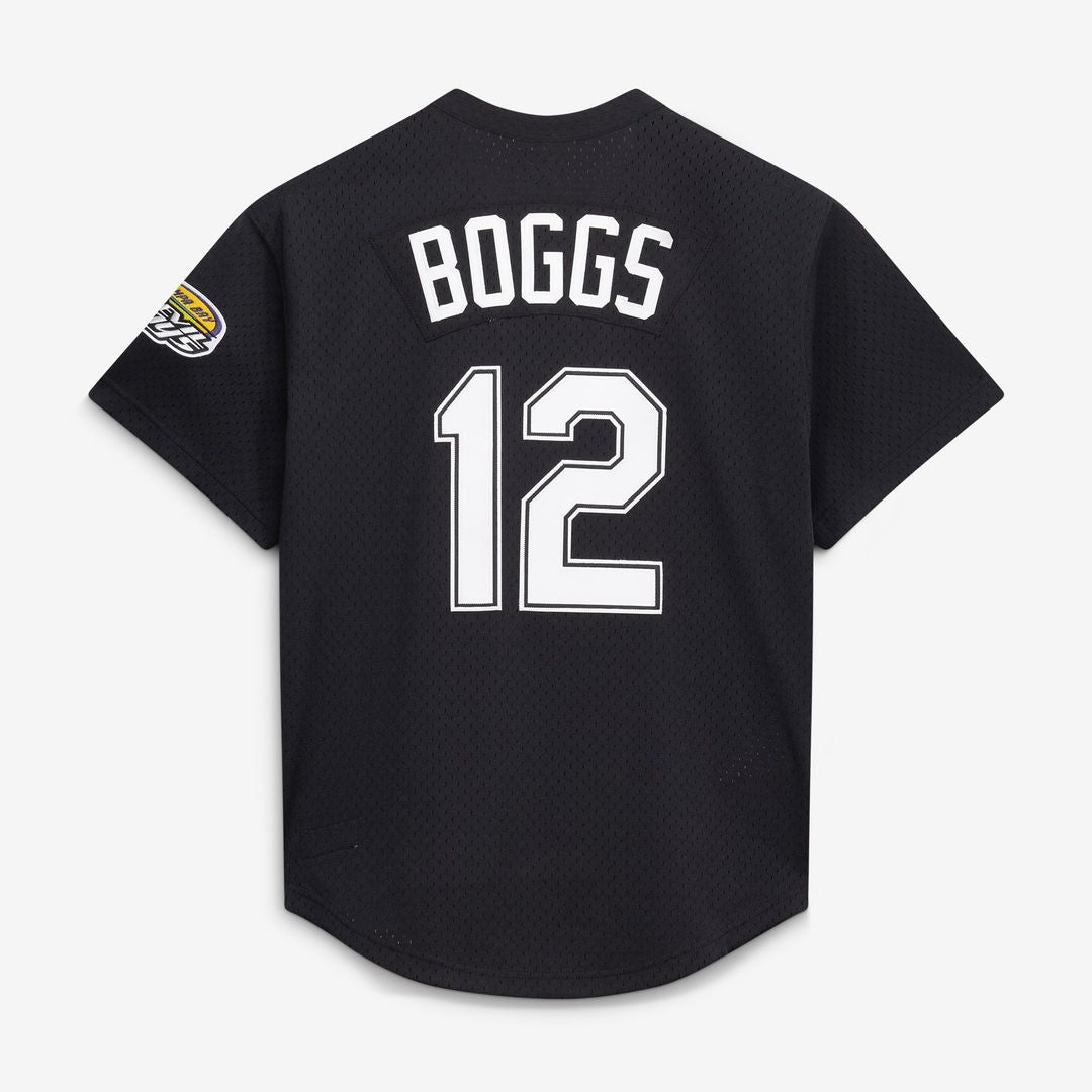 Tampa Bay Rays Wade Boggs Black Authentic Batting Practice Baseball Jersey | MLB Baseball Jersey