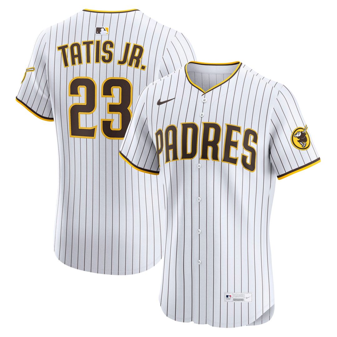 San Diego Padres Fernando Tatis Jr. White Home Elite Baseball Jersey