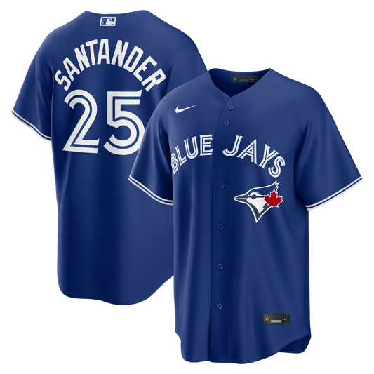 Toronto Blue Jays Anthony Santander Royal Alternate Replica Baseball Jersey