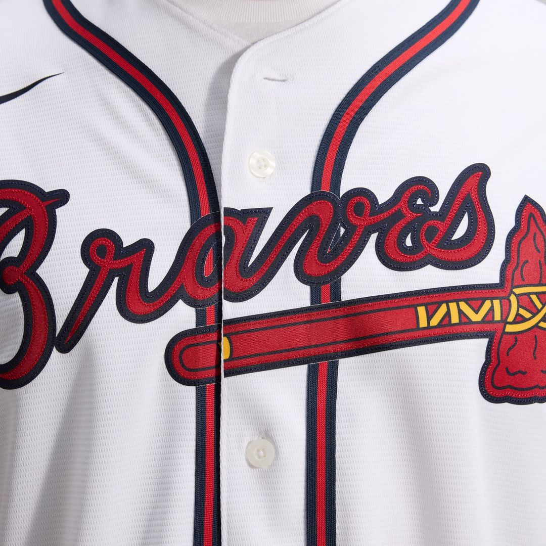 Atlanta Braves White Home Replica Team Baseball Jersey | MLB Baseball Jersey