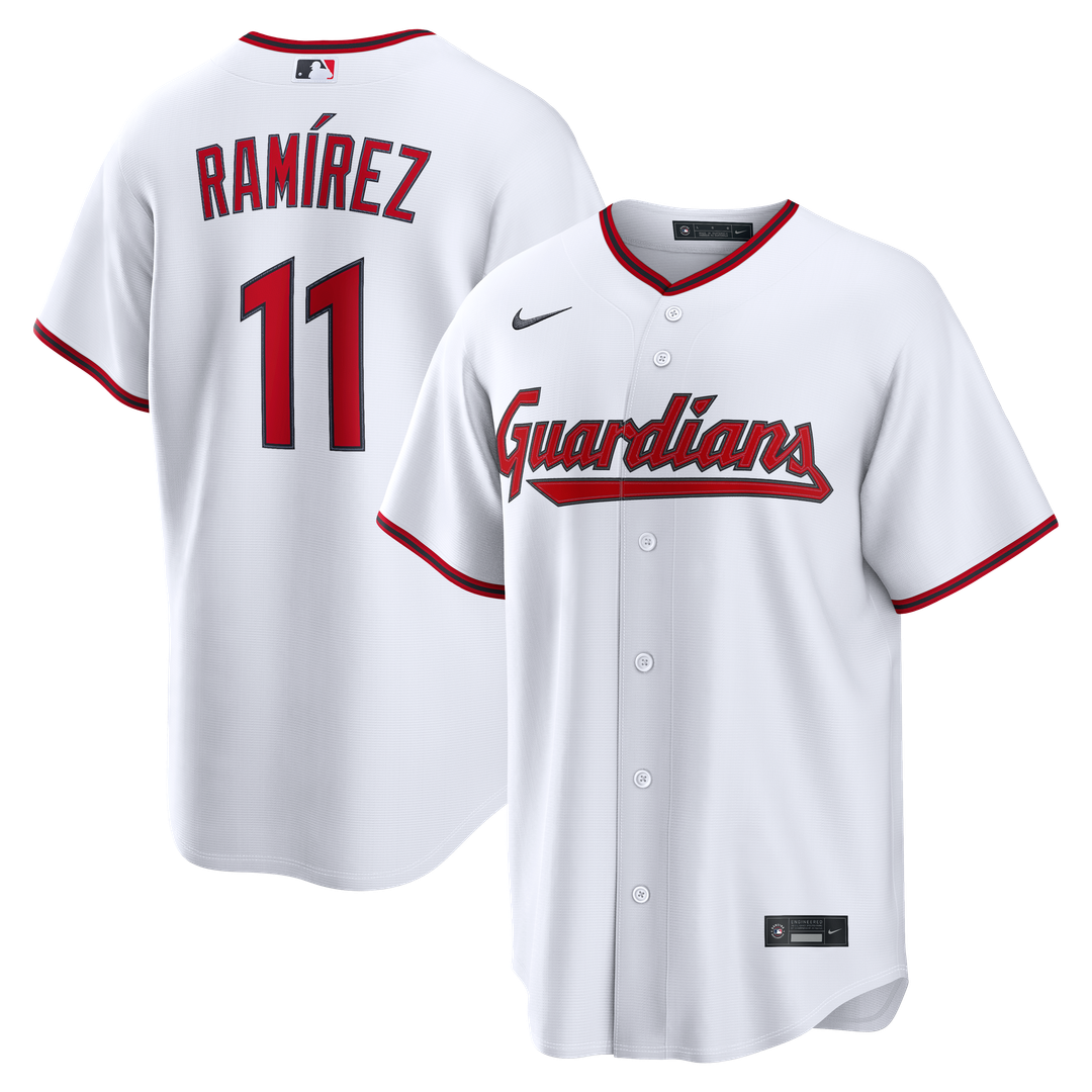Cleveland Guardians José Ramírez White Home Replica Baseball Jersey