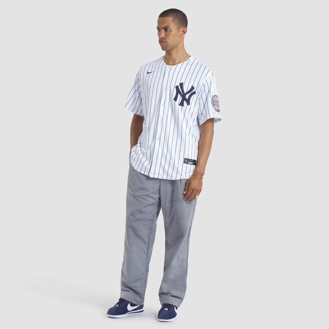 New York Yankees CC Sabathia White 2025 Baseball Hall of Fame Name & Number Retired Replica Baseball Jersey | MLB Baseball Jersey