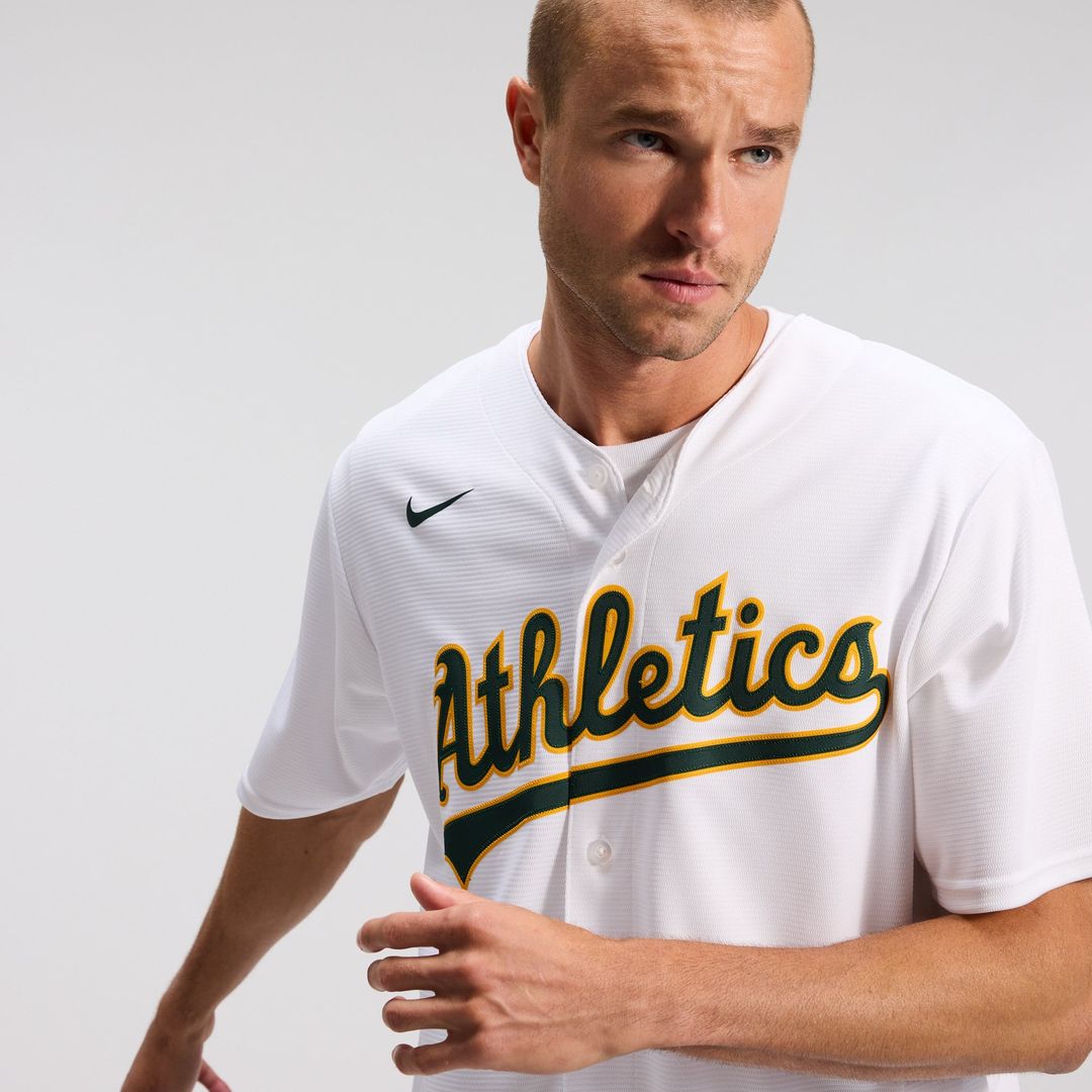 Athletics White Home Replica Team Baseball Jersey | MLB Baseball Jersey