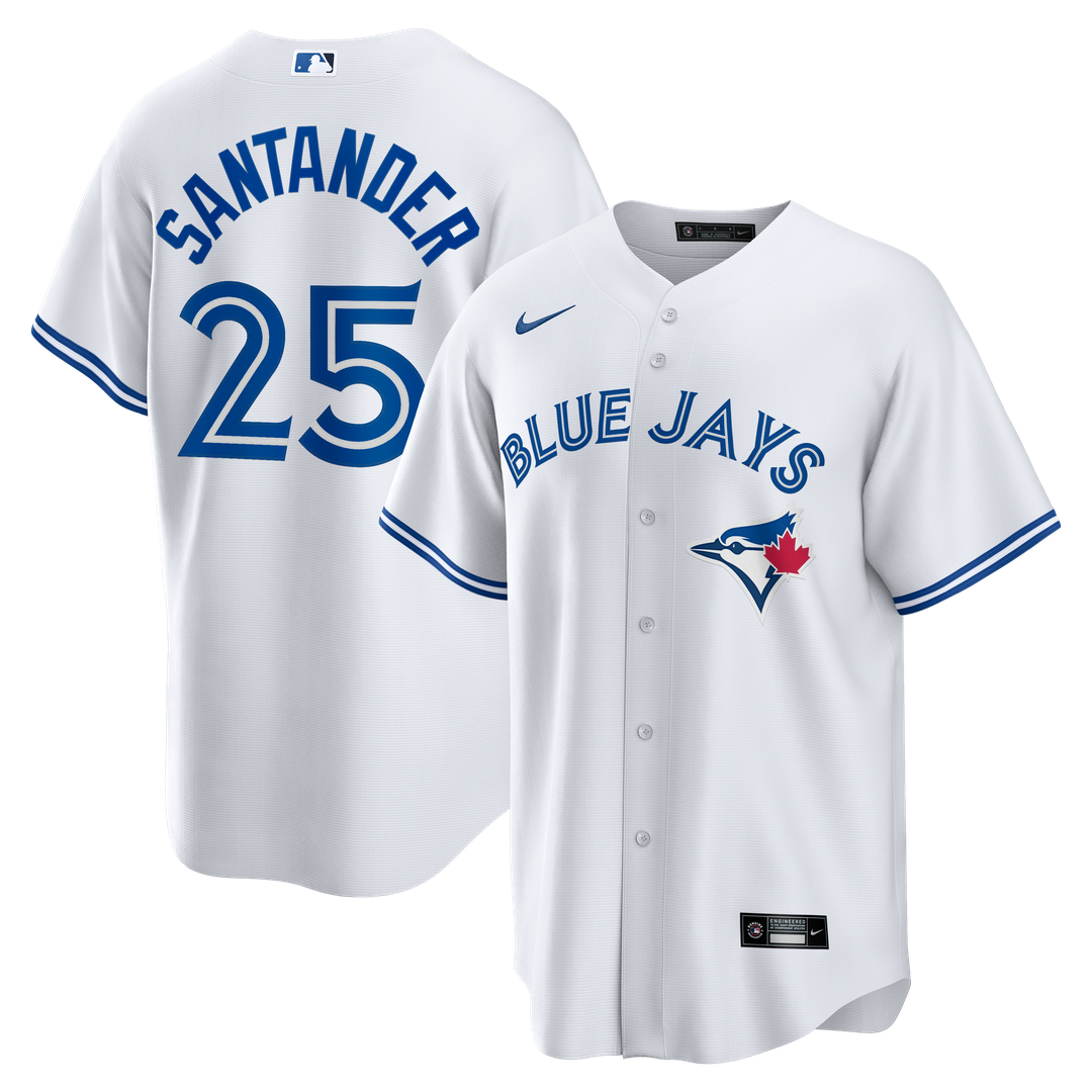 Toronto Blue Jays Anthony Santander White Home Replica Baseball Jersey