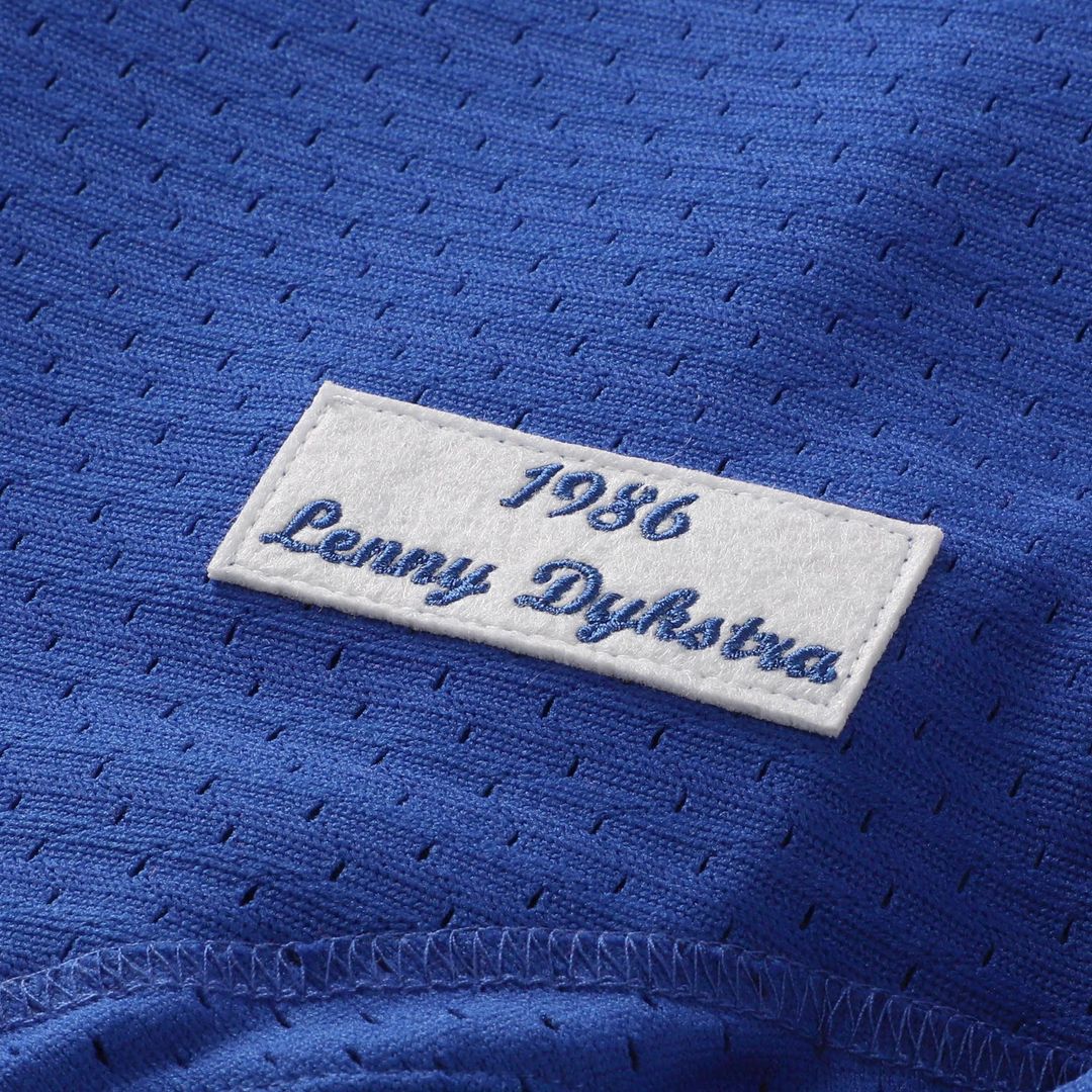 New York Mets Lenny Dykstra Royal Authentic Batting Practice Baseball Jersey | MLB Baseball Jersey
