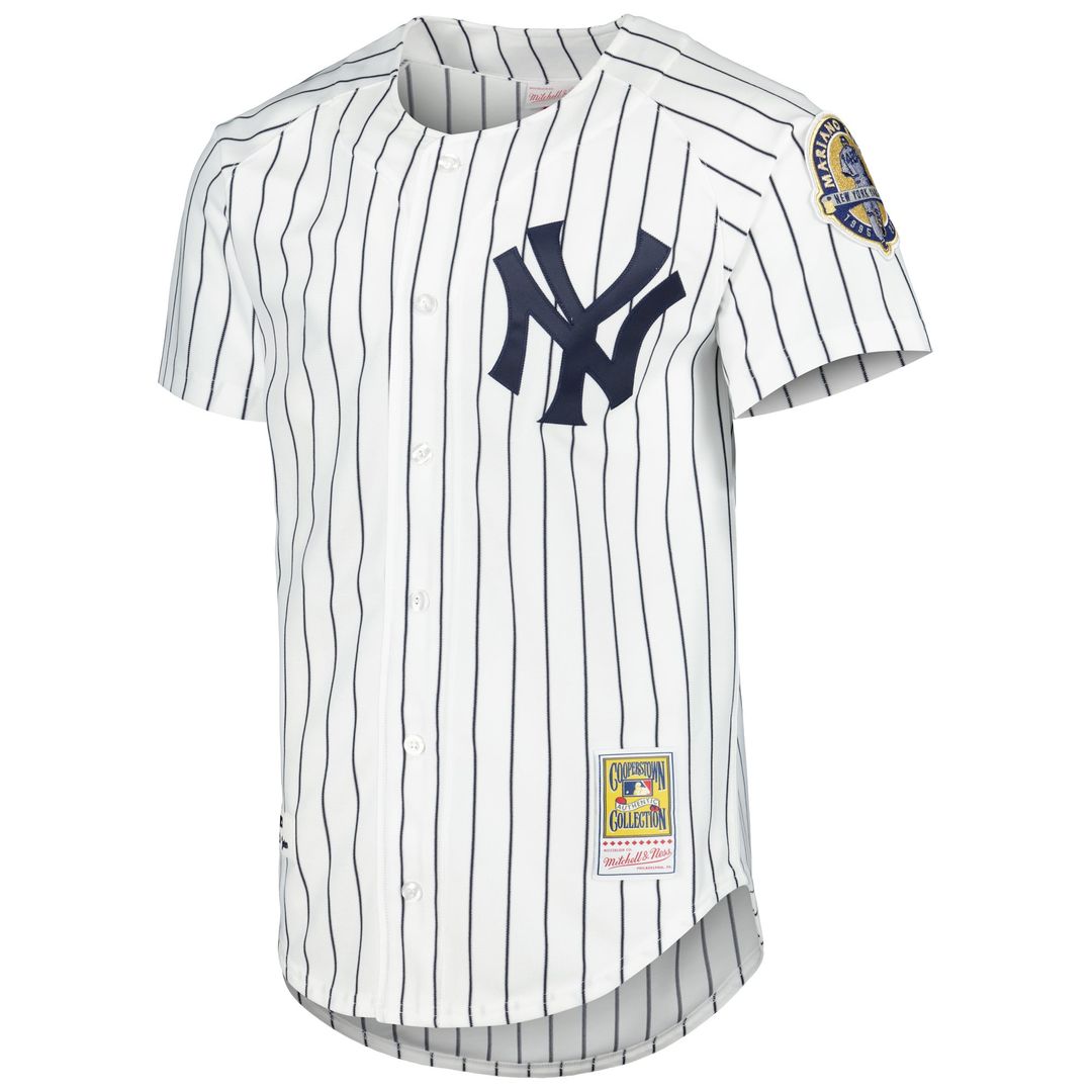 New York Yankees Derek Jeter White Cooperstown Collection Authentic Baseball Jersey | MLB Baseball Jersey