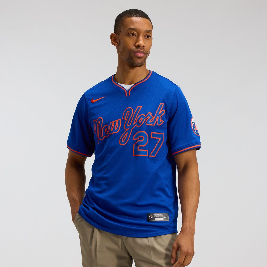New York Mets Mark Vientos Gray All-Star Limited Baseball Jersey | MLB Baseball Jersey