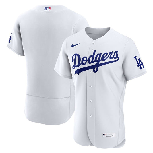 Los Angeles Dodgers White Home Authentic Baseball Jersey