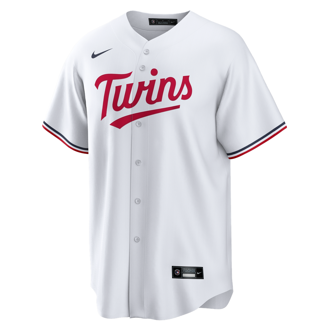 Minnesota Twins White Home Big & Tall Replica Baseball Jersey | MLB Baseball Jersey