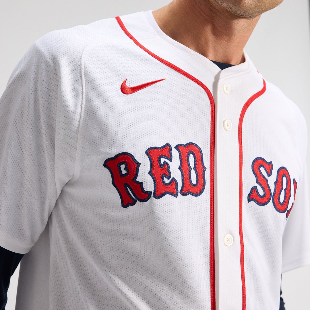Boston Red Sox White Home Limited Baseball Jersey | MLB Baseball Jersey