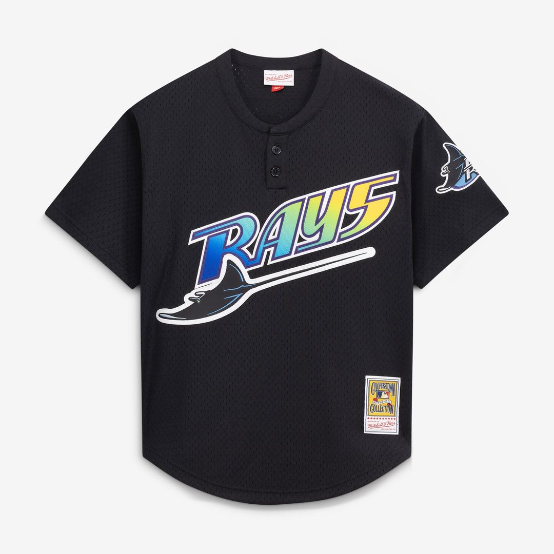 Tampa Bay Rays Wade Boggs Black Authentic Batting Practice Baseball Jersey | MLB Baseball Jersey