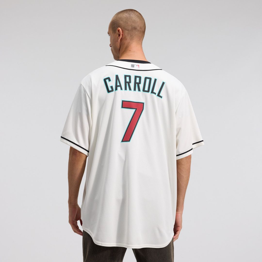 Arizona Diamondbacks Corbin Carroll Cream Home Replica Baseball Jersey | MLB Baseball Jersey