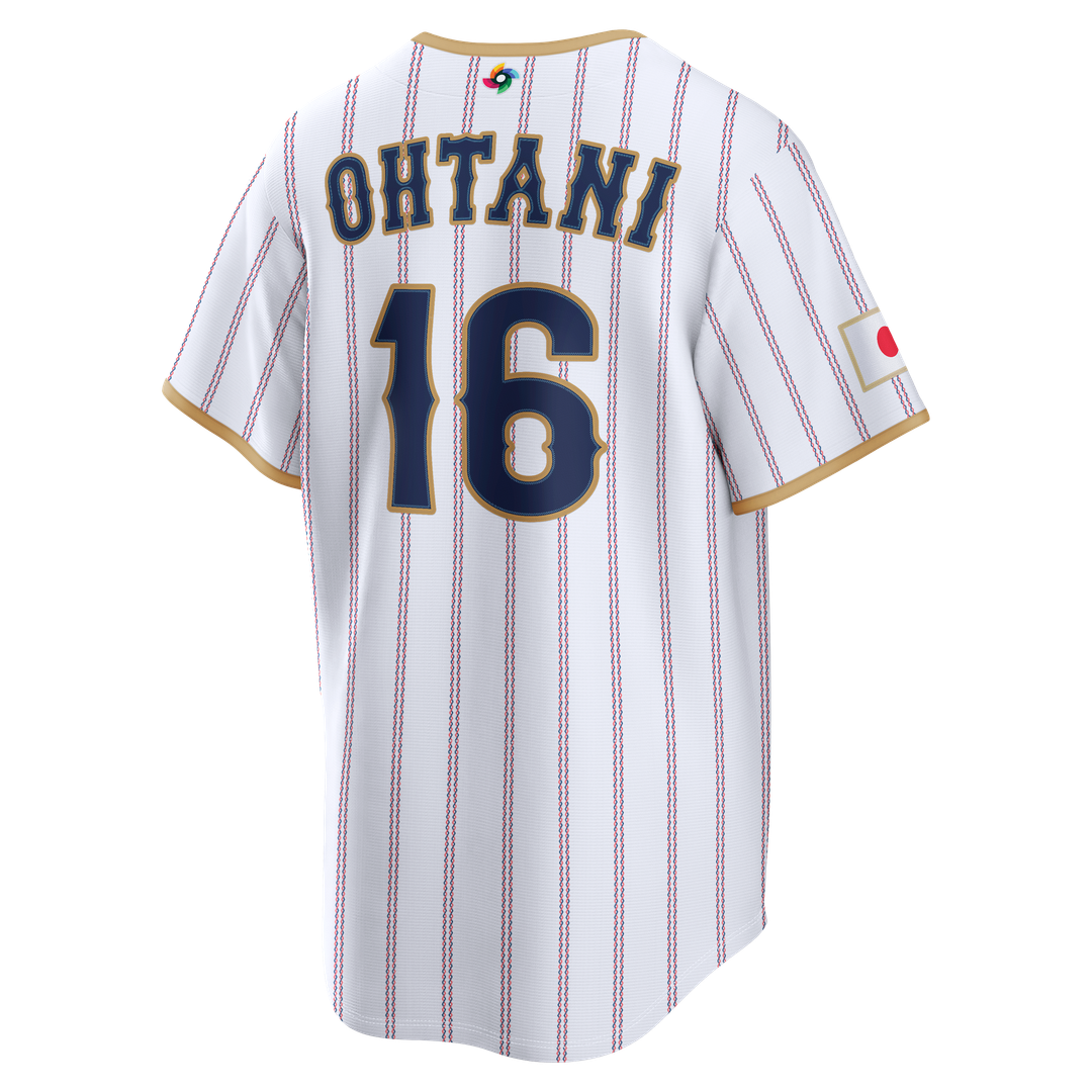 Japan Baseball Shohei Ohtani White 2026 World Baseball Classic Home Stadium Baseball Jersey | MLB Baseball Jersey
