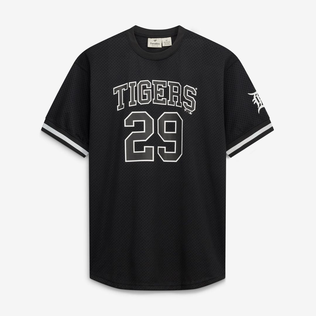 Detroit Tigers Tarik Skubal Black/White Big & Tall Heavyweight Mesh Baseball Jersey | MLB Baseball Jersey