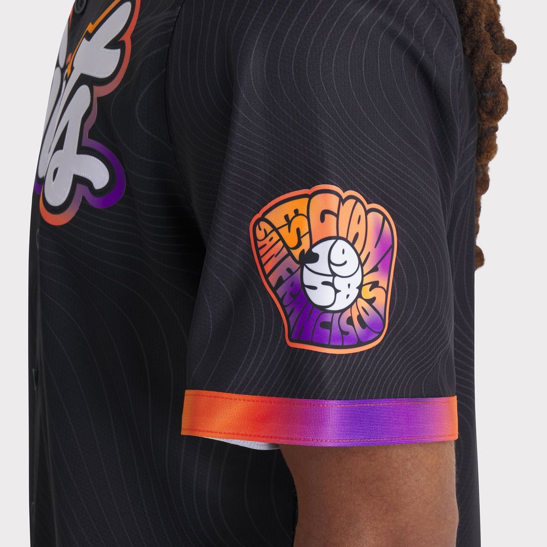 San Francisco Giants Anthracite 2025 City Connect Limited Baseball Jersey | MLB Baseball Jersey