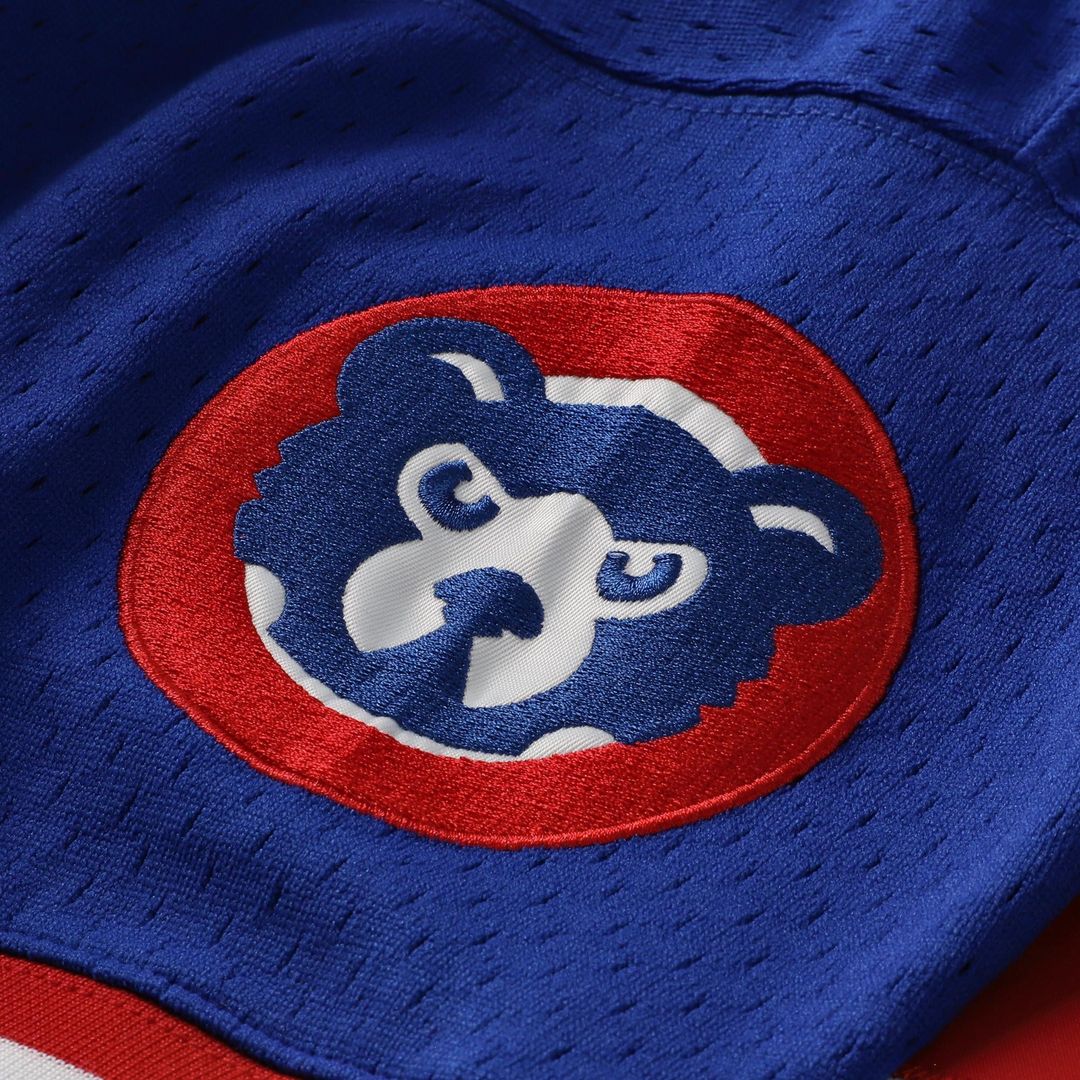 Chicago Cubs Ryne Sandberg Royal Cooperstown Collection 1996 Mesh Batting Practice Button-Up Baseball Jersey | MLB Baseball Jersey
