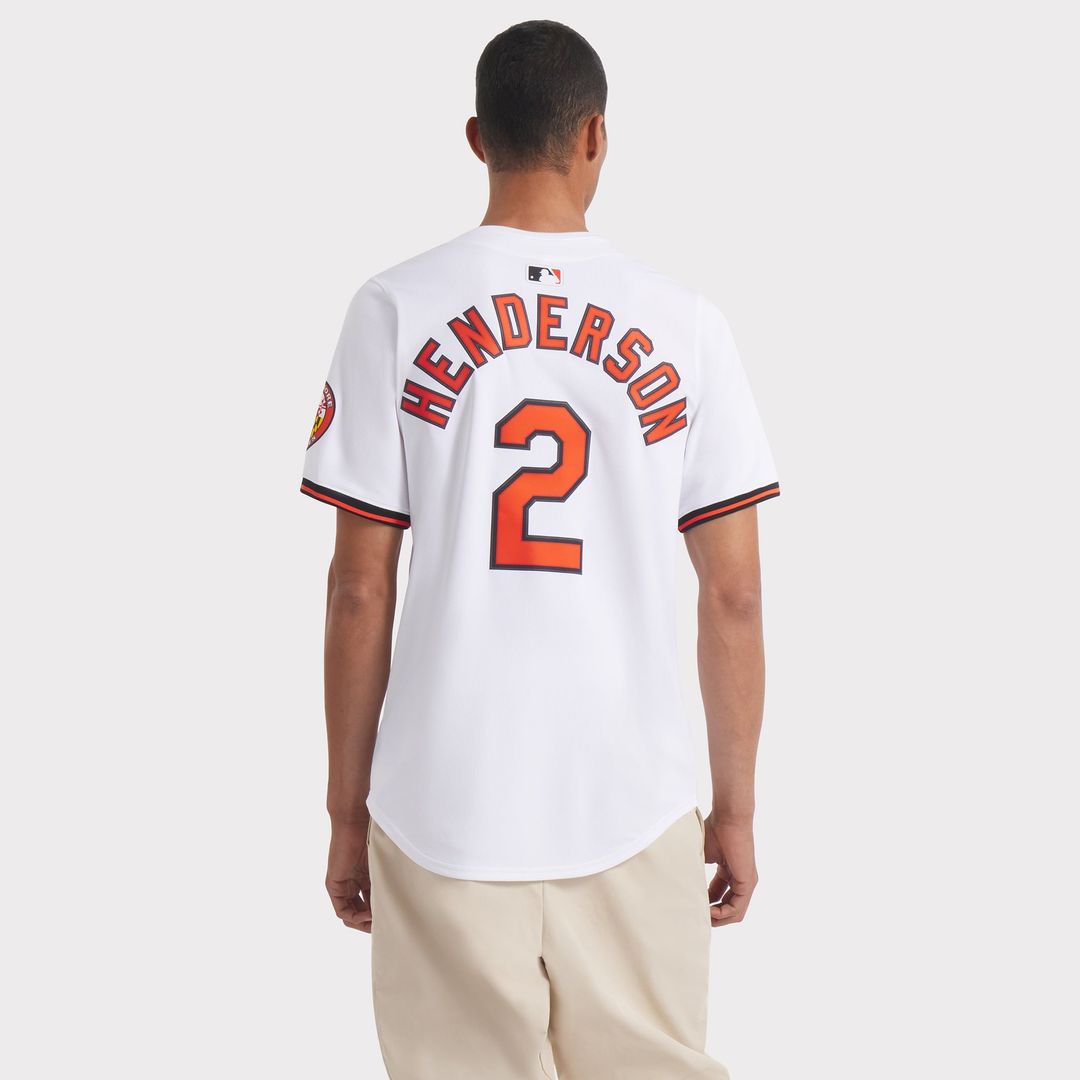 Baltimore Orioles Gunnar Henderson White Home Limited Baseball Jersey | MLB Baseball Jersey
