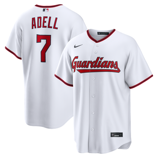 Cleveland Guardians Jo Adell White Home Replica Baseball Jersey