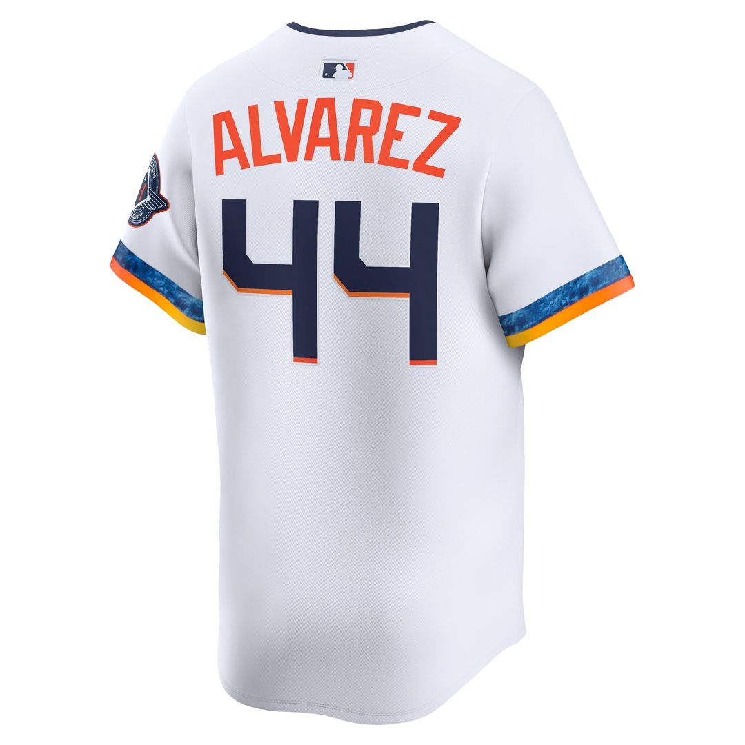 Houston Astros Yordan Alvarez White 2025 City Connect Limited Baseball Jersey | MLB Baseball Jersey