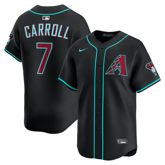 Arizona Diamondbacks Corbin Carroll Black Alternate Limited Baseball Jersey