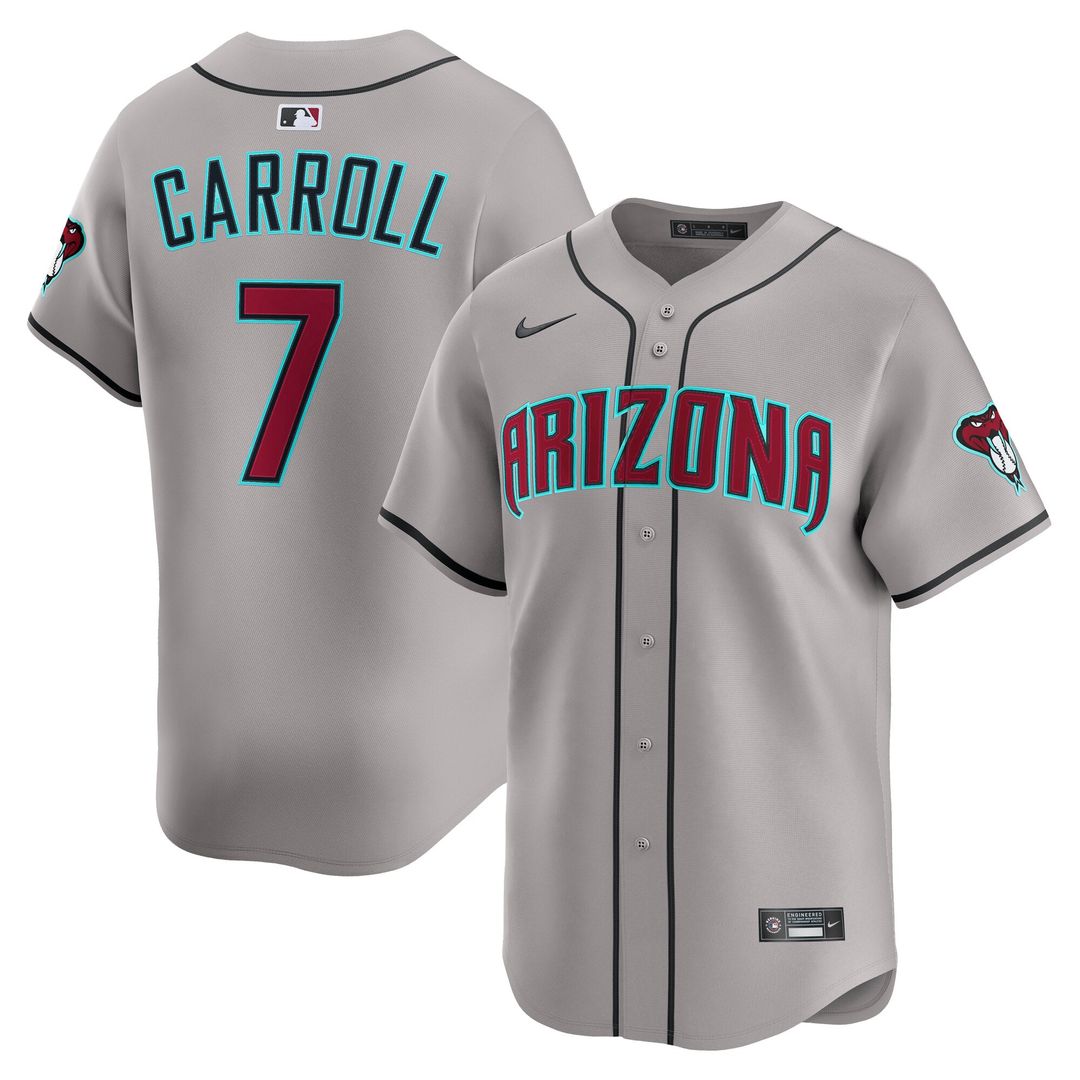 Arizona Diamondbacks Corbin Carroll Gray Road Limited Baseball Jersey | MLB Baseball Jersey