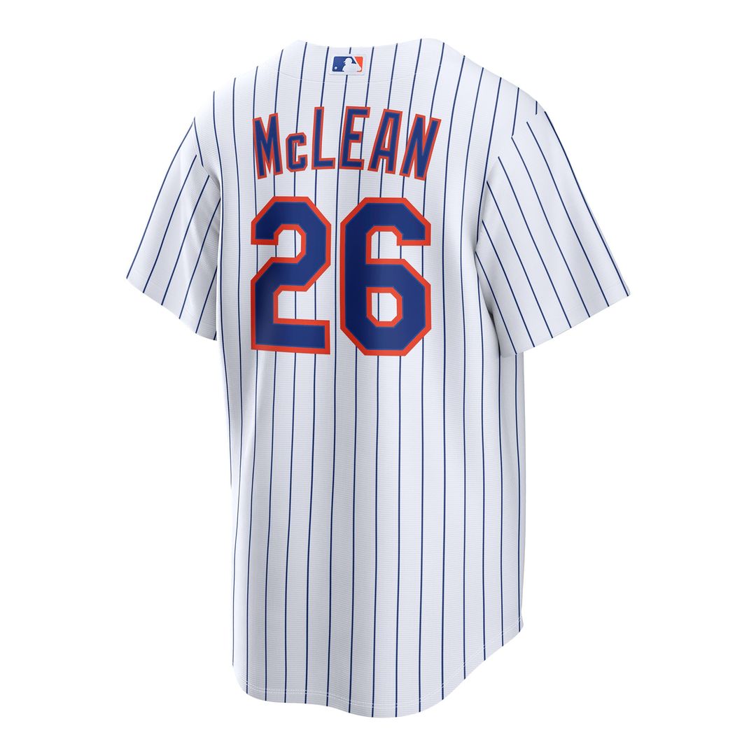 New York Mets Nolan McLean White Home Replica Baseball Jersey | MLB Baseball Jersey