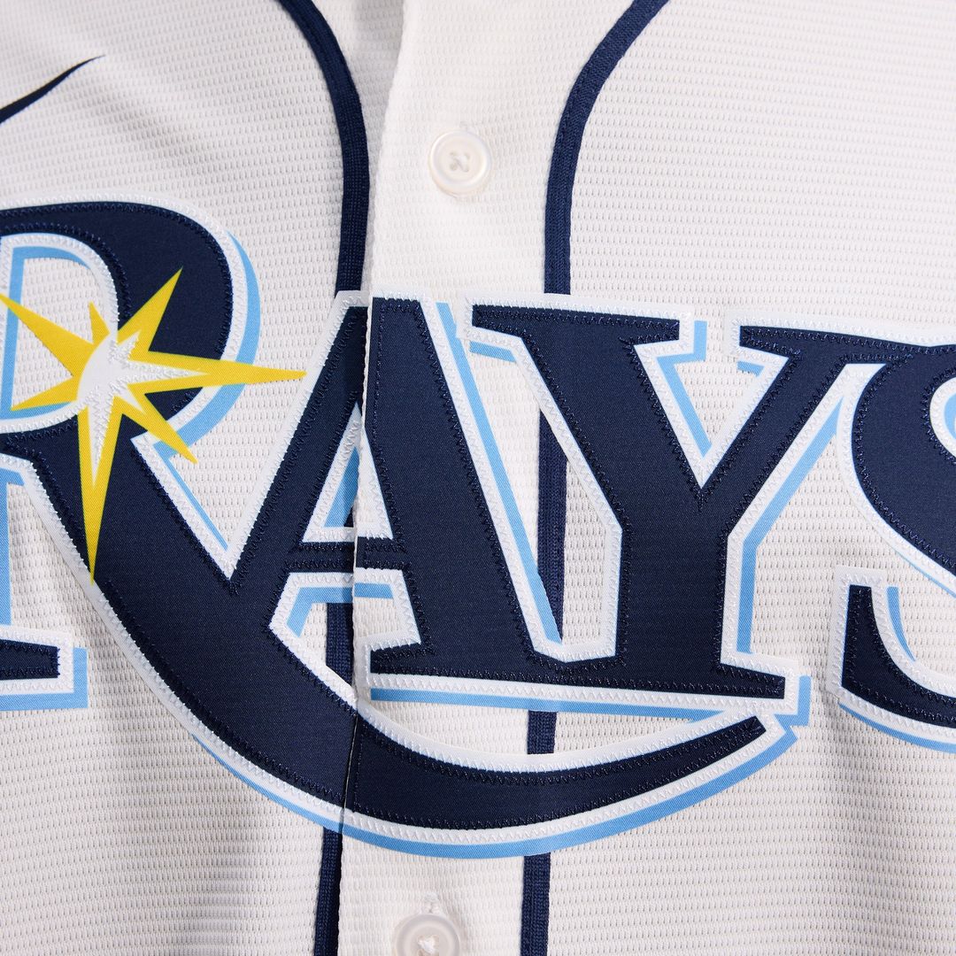 Tampa Bay Rays Yandy Díaz White Home Replica Baseball Jersey | MLB Baseball Jersey