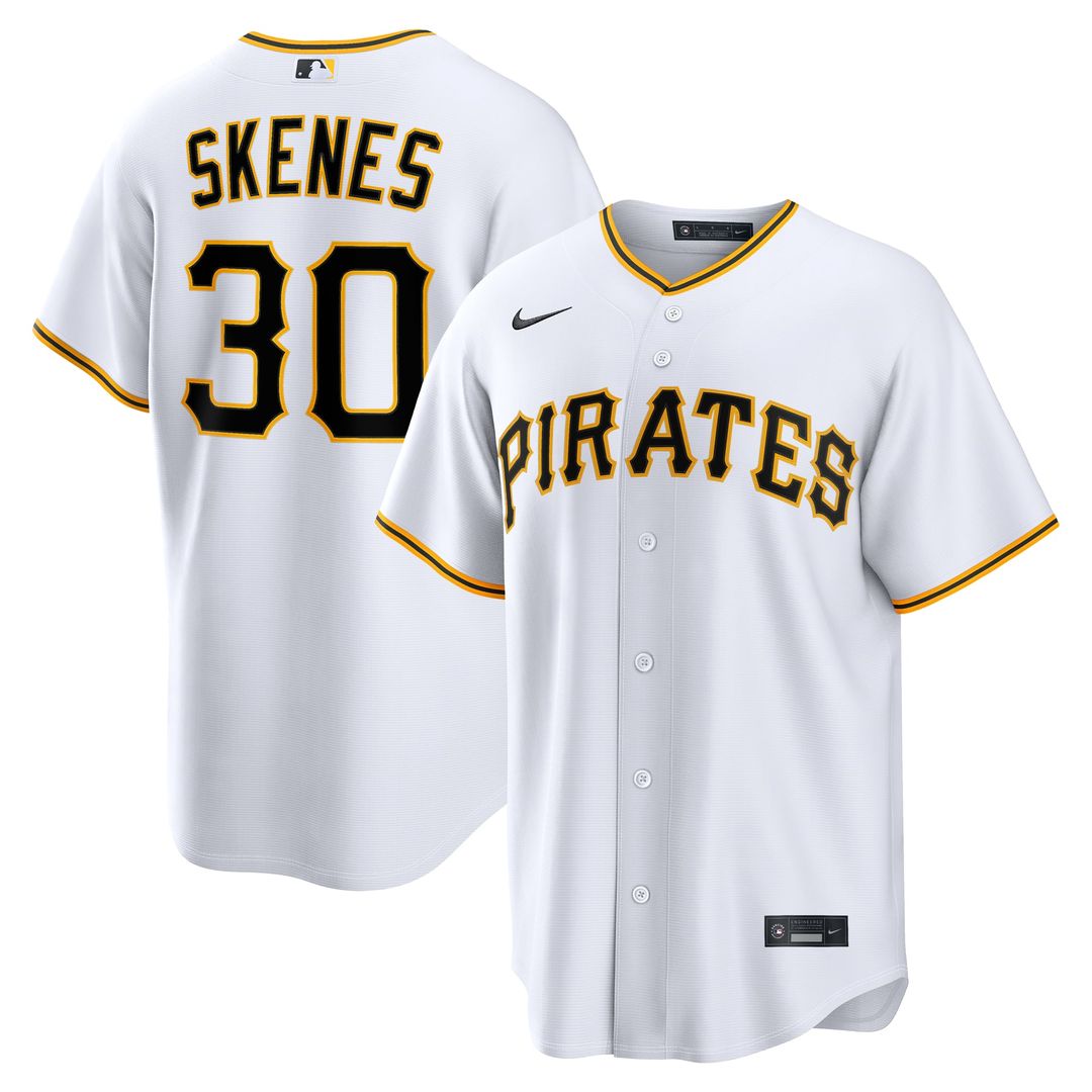 Pittsburgh Pirates Paul Skenes White Home Replica Baseball Jersey