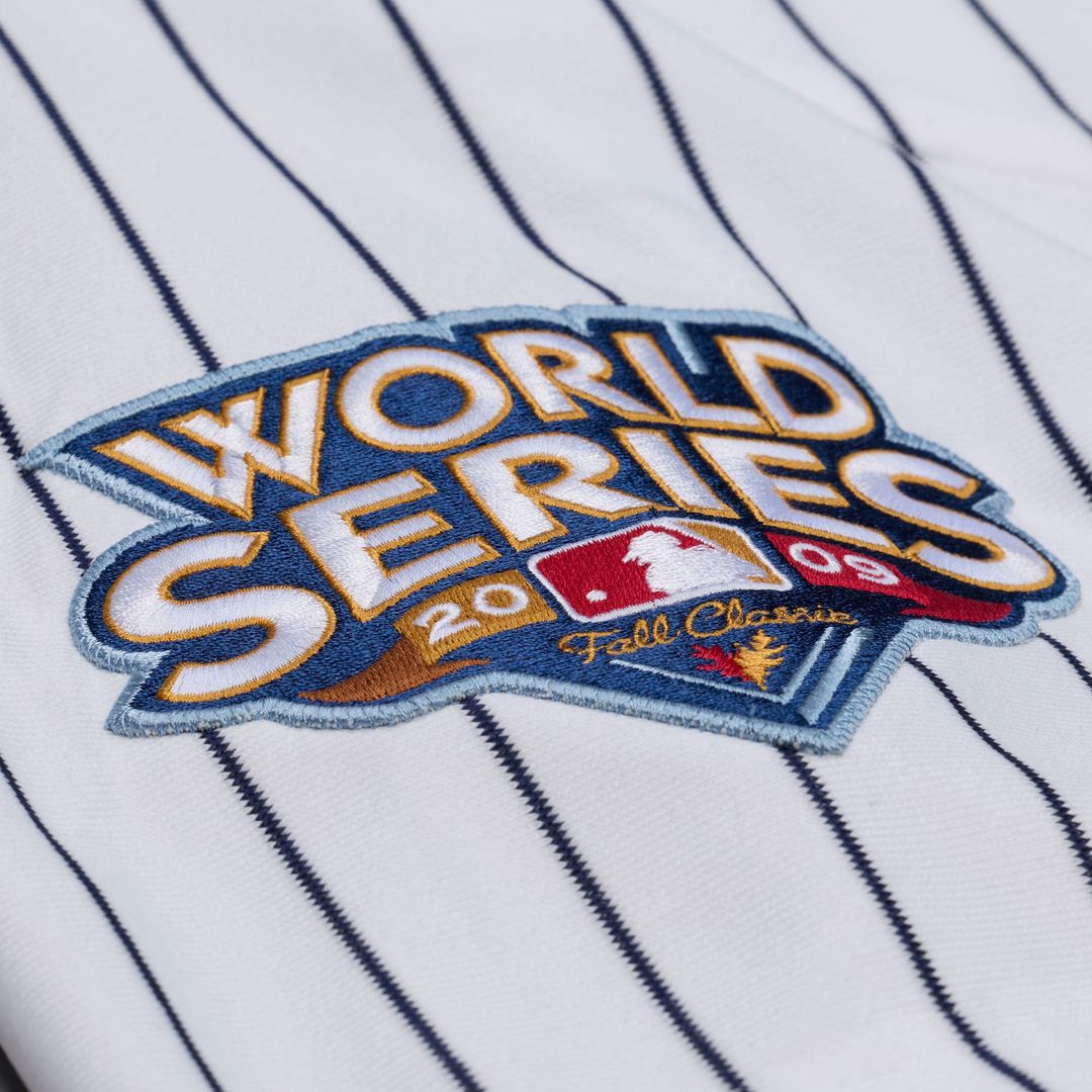 New York Yankees CC Sabathia White 2009 Cooperstown Collection Authentic Baseball Jersey | MLB Baseball Jersey