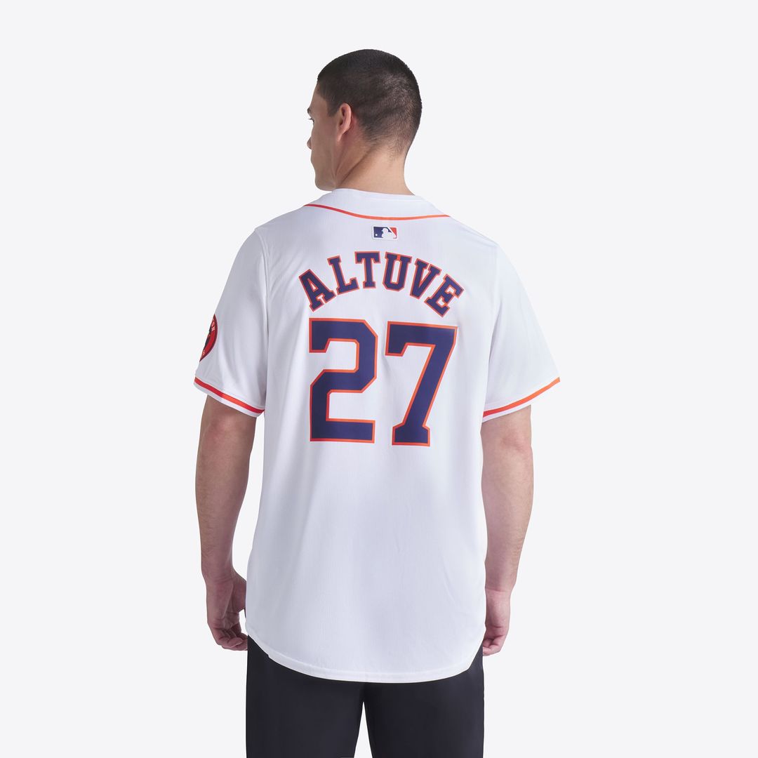 Houston Astros Jose Altuve White Home Limited Baseball Jersey | MLB Baseball Jersey
