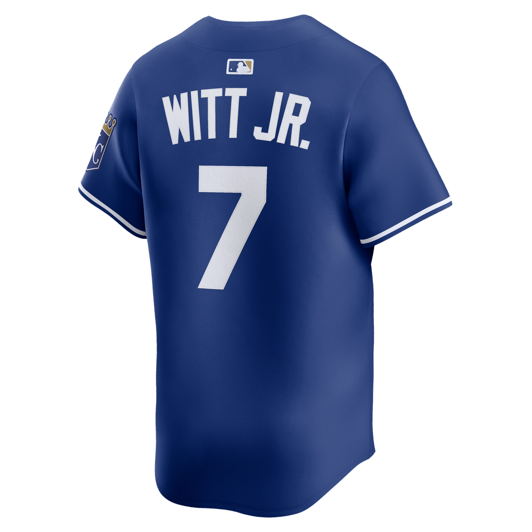 Kansas City Royals Bobby Witt Jr. Royal Alternate 2 Limited Baseball Jersey | MLB Baseball Jersey