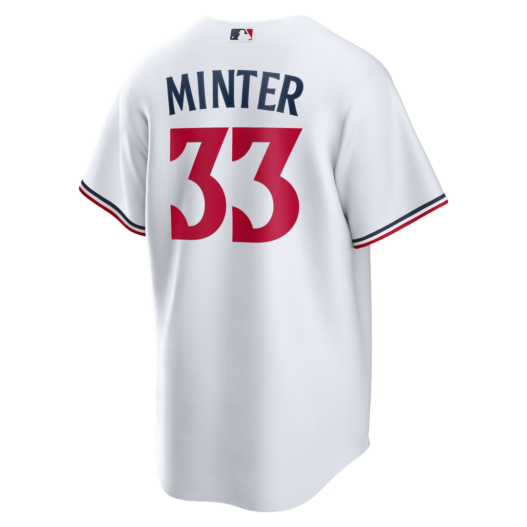 Minnesota Twins A.J. Minter White Home Replica Baseball Jersey | MLB Baseball Jersey