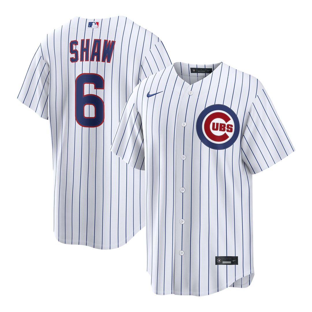 Chicago Cubs Matt Shaw White Home Replica Baseball Jersey