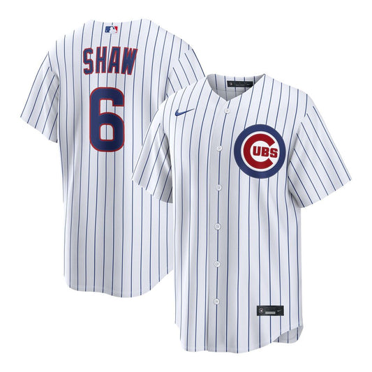 Chicago Cubs Matt Shaw White Home Replica Baseball Jersey