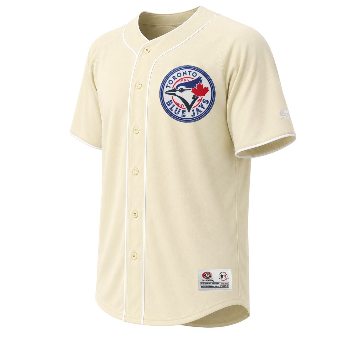 Toronto Blue Jays Stitches Cream Fashion Baseball Jersey | MLB Baseball Jersey