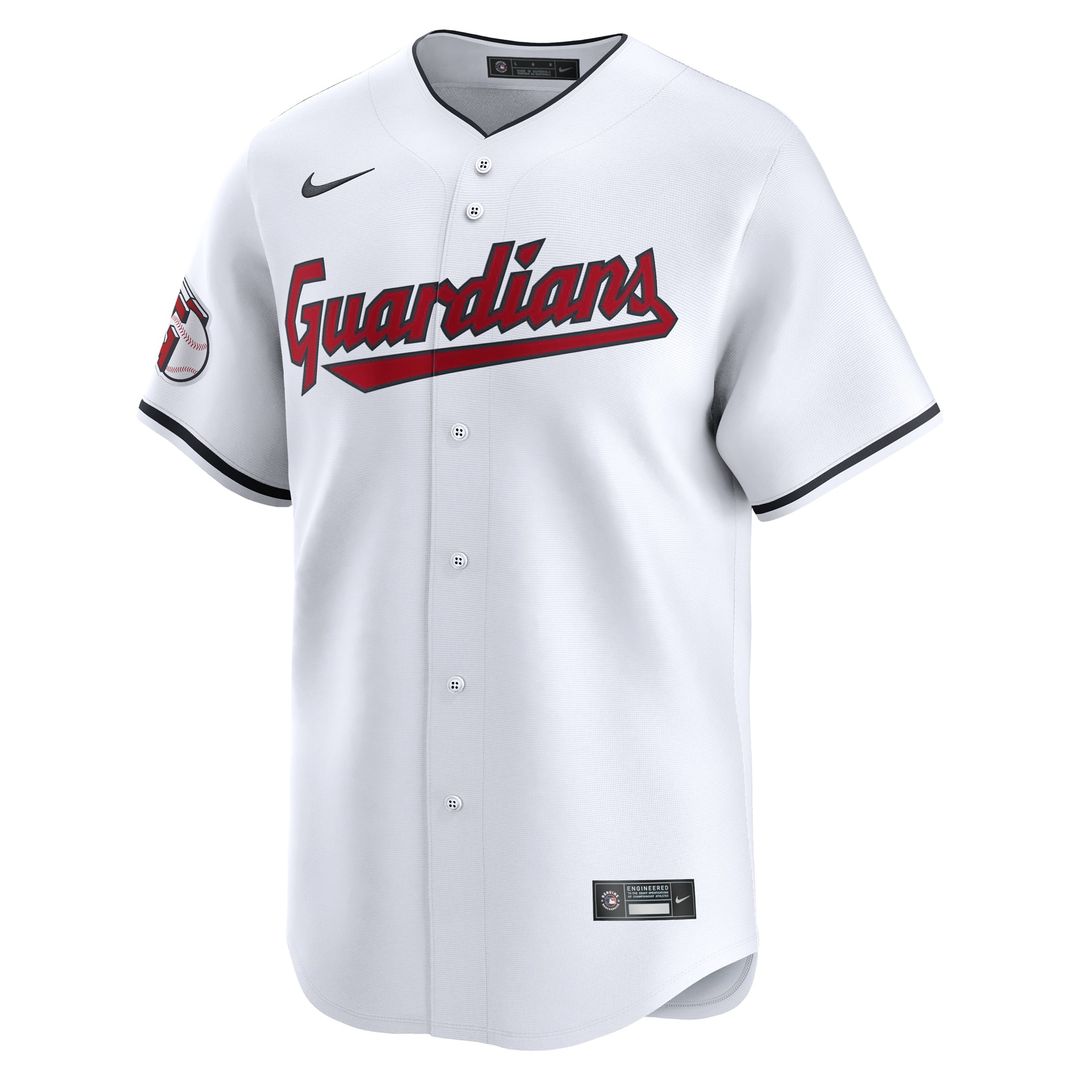 Cleveland Guardians David Fry White Home Limited Baseball Jersey | MLB Baseball Jersey