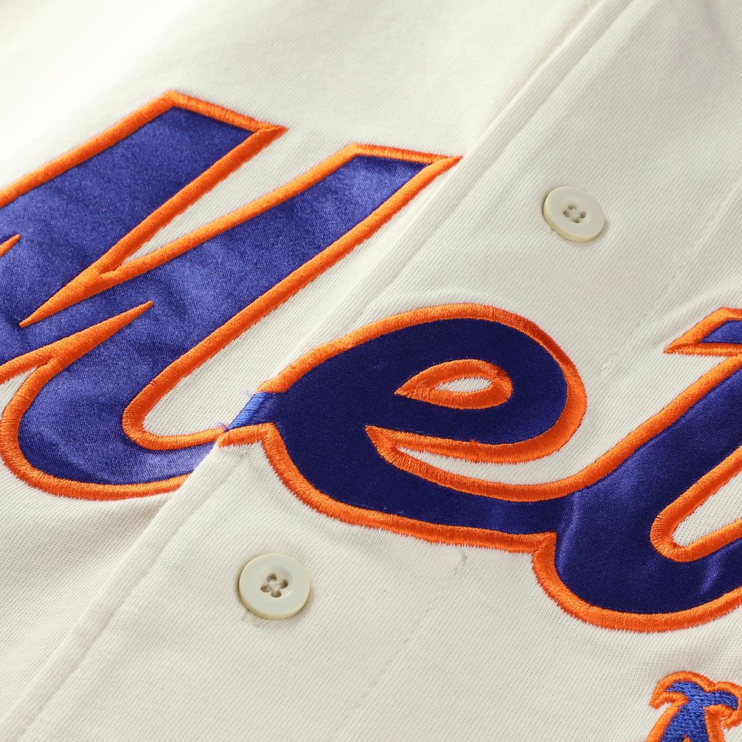 New York Mets Profile Cream/Royal Big & Tall Two-Color Fashion Baseball Jersey | MLB Baseball Jersey
