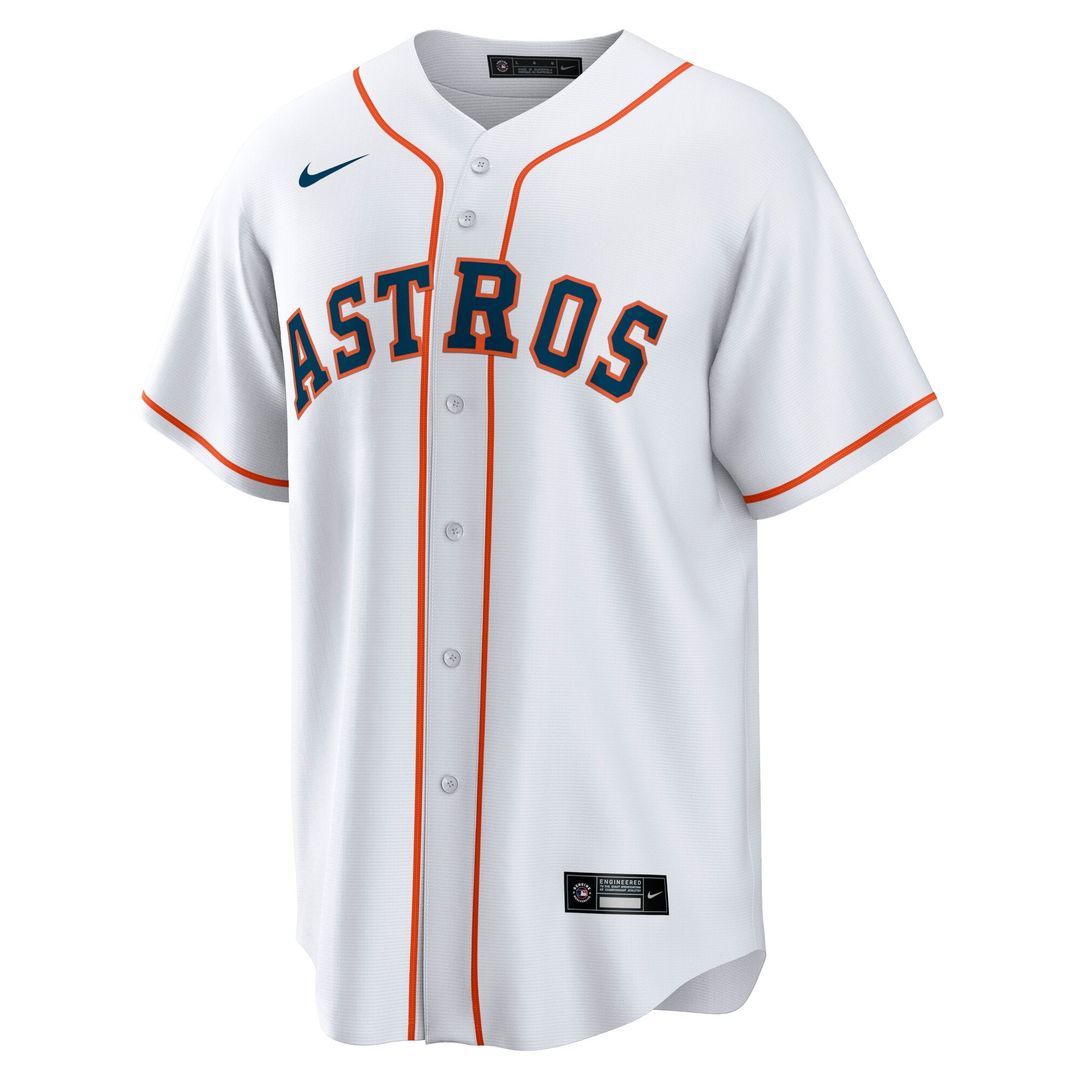 Houston Astros Cam Smith White Home Replica Baseball Jersey | MLB Baseball Jersey