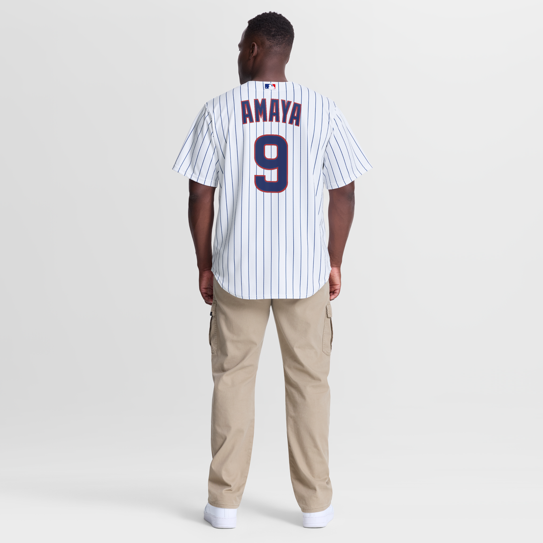 Chicago Cubs Miguel Amaya White Home Replica Baseball Jersey | MLB Baseball Jersey