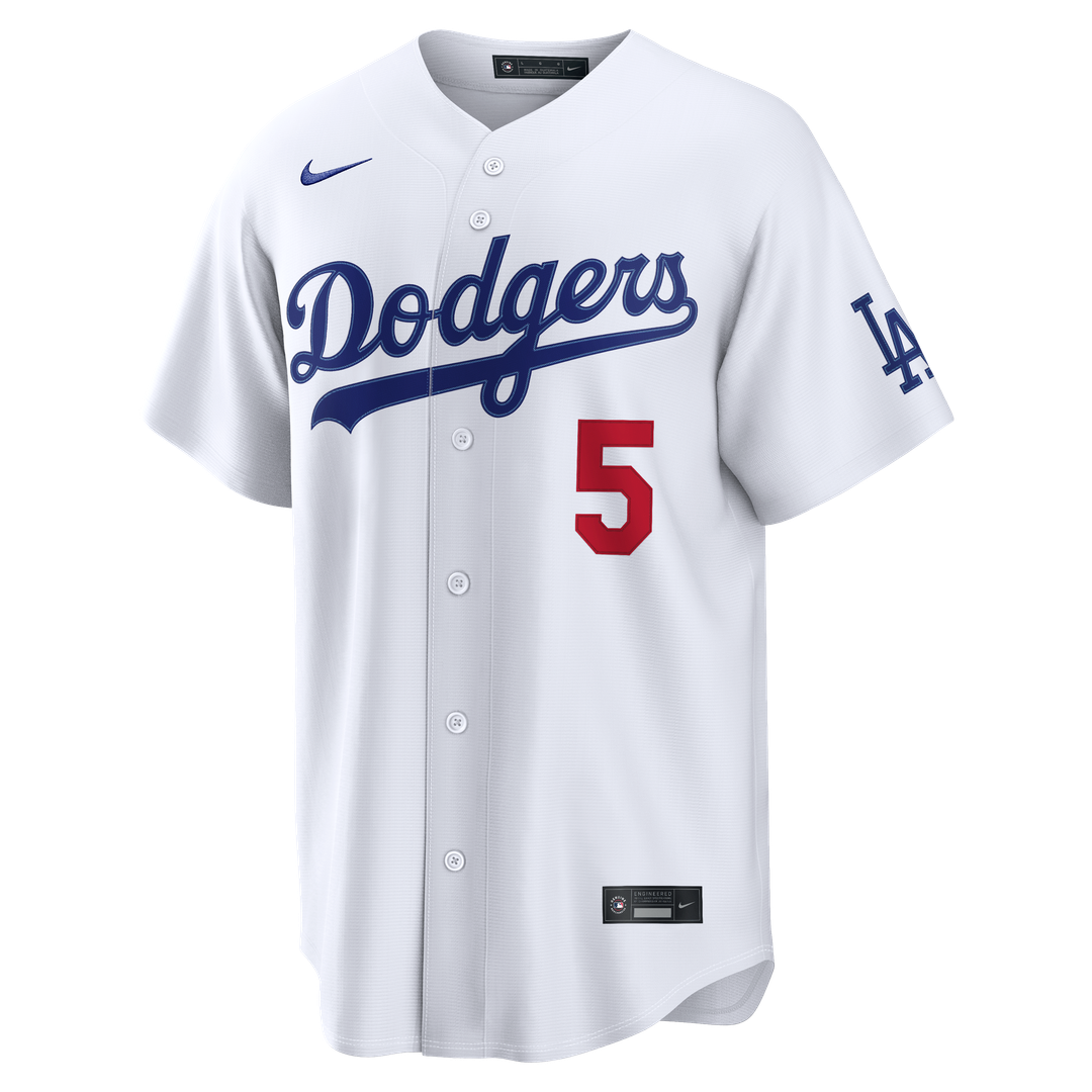 Los Angeles Dodgers Freddie Freeman White Home Stadium Baseball Jersey | MLB Baseball Jersey