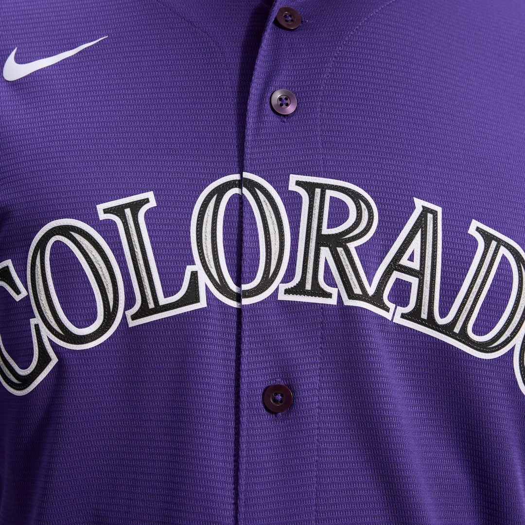 Colorado Rockies Purple Alternate Replica Team Baseball Jersey | MLB Baseball Jersey