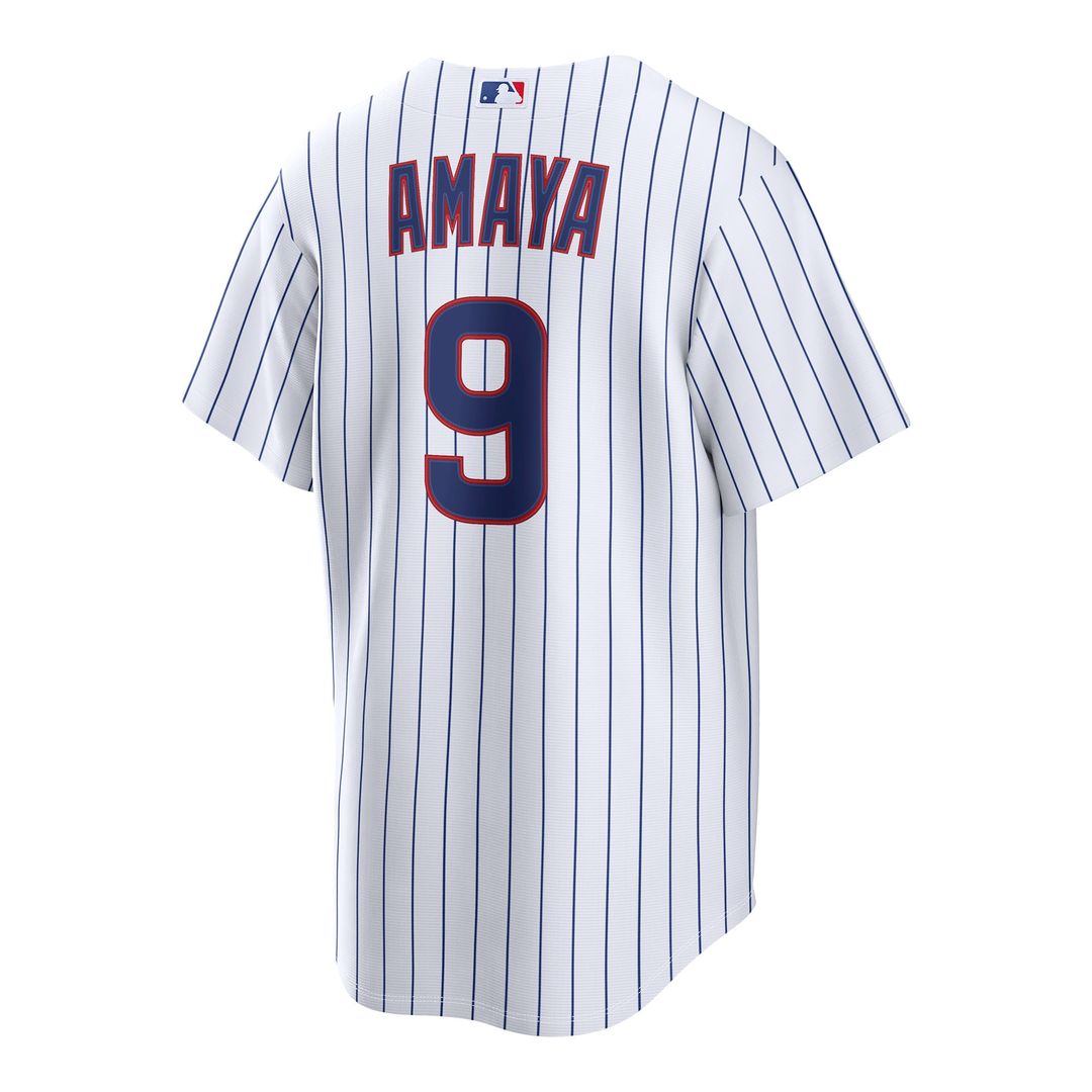 Chicago Cubs Miguel Amaya White Home Replica Baseball Jersey | MLB Baseball Jersey